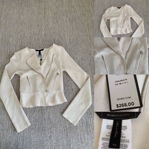 BCBG cream jacket